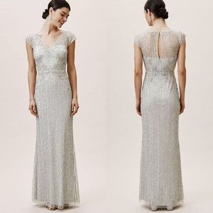 NEW • BHLDN • Calais Beaded Morning Mist Gown